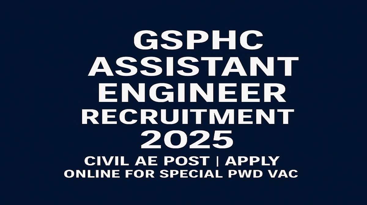 GSPHC Assistant Engineer Recruitment 2025