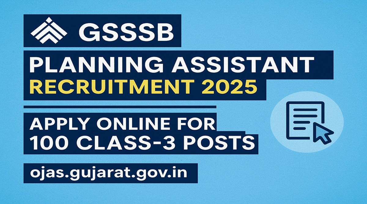 Planning Assistant Recruitment 2025
