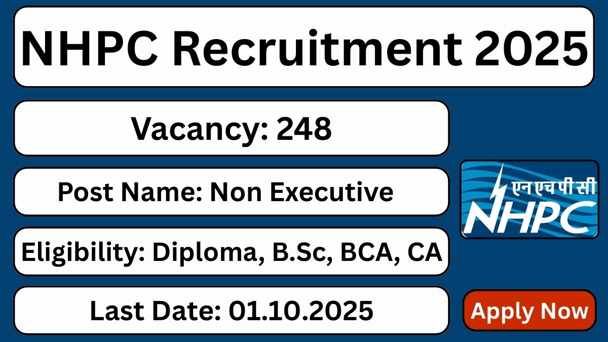 NHPC Limited Recruitment 2025